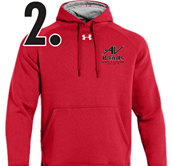 Under Armour Rival Hood Red